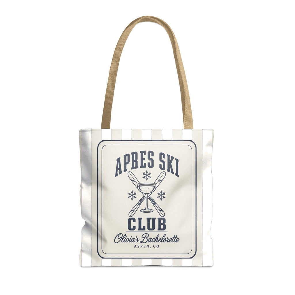 Apres Ski Club striped tote bag, Bride