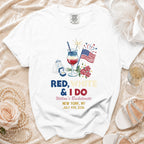 Red, White & I Do Willow's Bachelorette New York July 4th, 2026 t-shirt.
