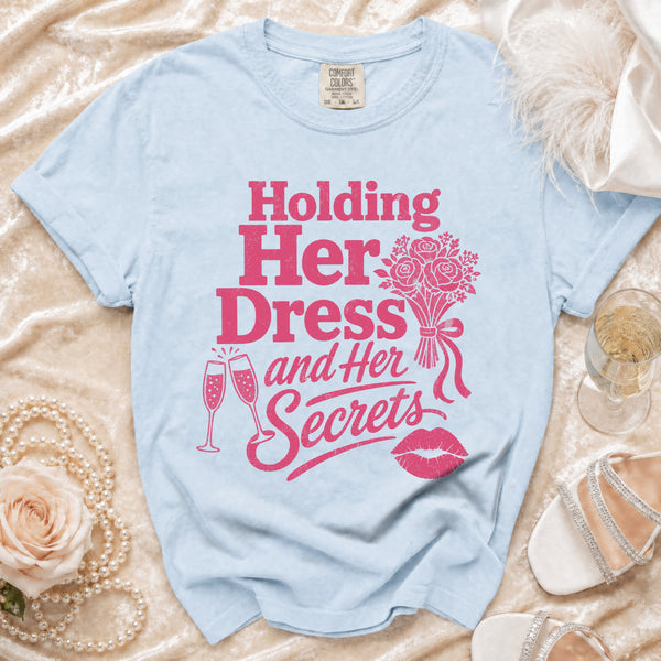 Maid of Honor T-shirt in Chambray