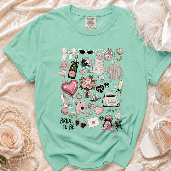 Bride To Be T-Shirt in Island Reef