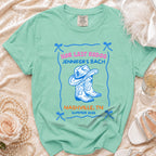 "Her Last Rodeo Jennifer's Bach Nashville, TN Summer 2026" graphic on a teal t-shirt.