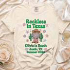 Graphic t-shirt for Olivia's Bach in Austin, TX Summer 2026.