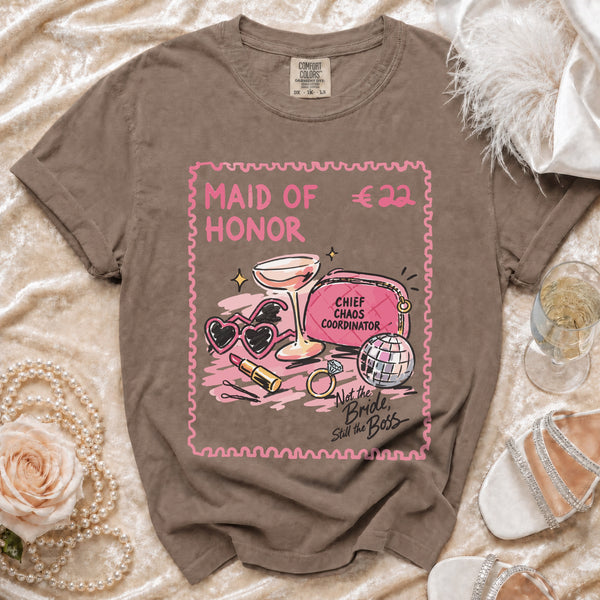 Maid of Honor T-Shirt in Espresso