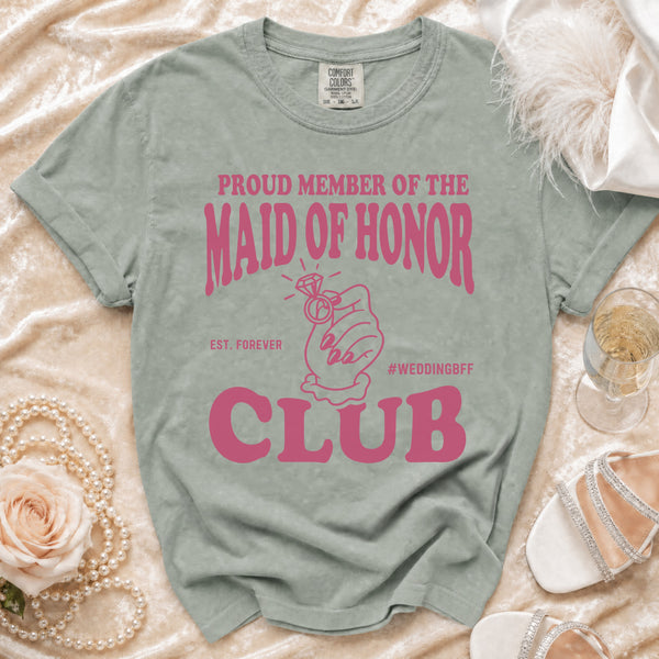 Maid of Honor Club T-Shirt in Bay