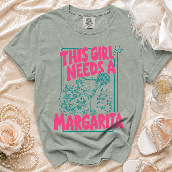 Bride Margarita T-Shirt in Bay
