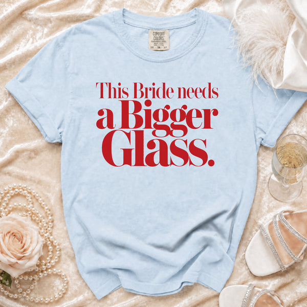 Bigger Glass Bride T-Shirt in Chambray