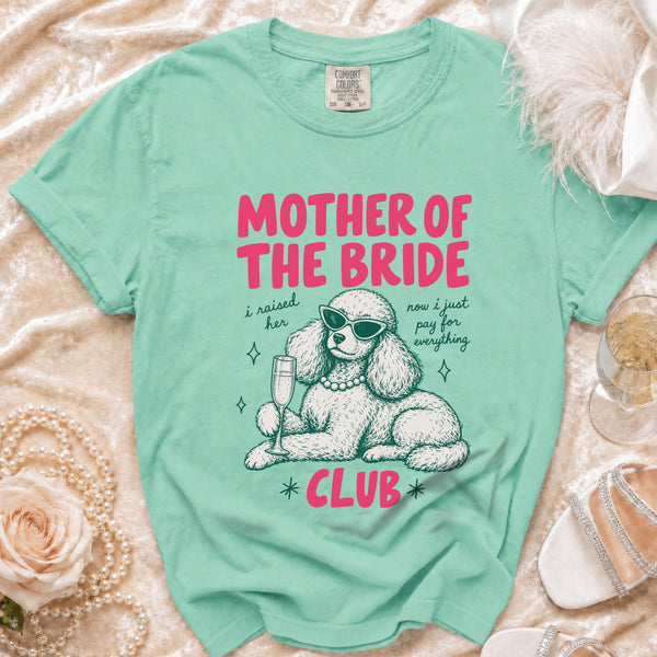 Mother of the Bride T-shirt in Island Reef