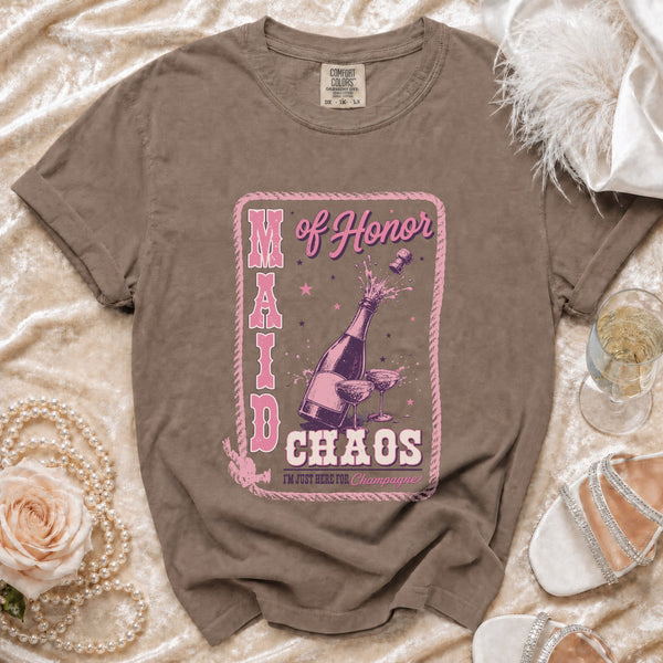 Maid of Honor T-shirt in Espresso
