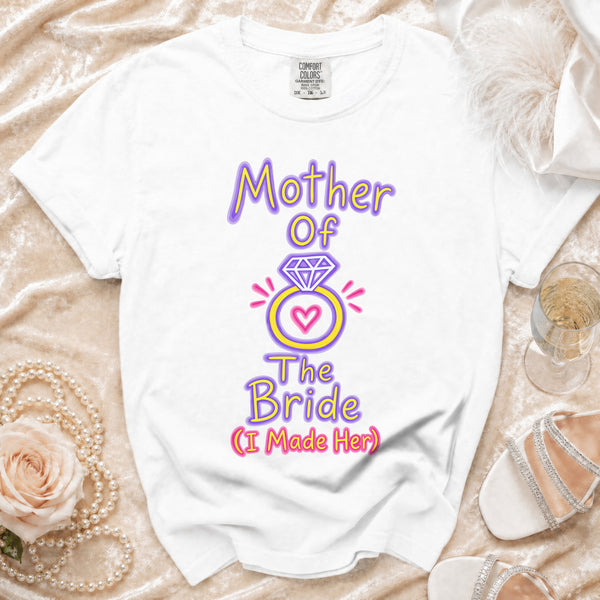 Mother of the Bride Tee in White