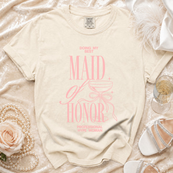 Maid of Honor T-shirt in Ivory