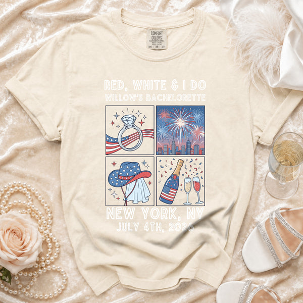 Patriotic Celebration T-Shirt in Ivory