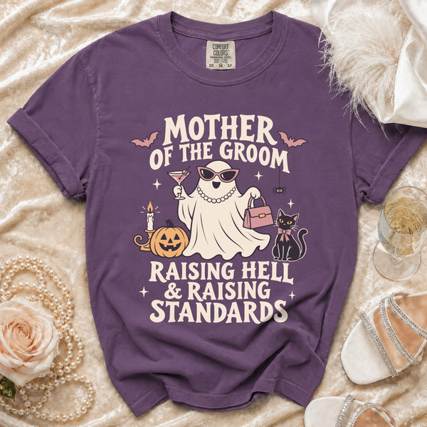 Spooky Mother T-Shirt in Grape