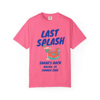Pink t-shirt for Sarah's Bach in Malibu, Summer 2026.