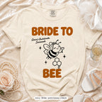 Ivory Bride To Bee & Here For The Honey bride t-shirt