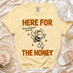 Butter Bride To Bee & Here For The Honey bachelorette crew t-shirt