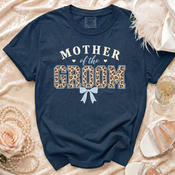 Groom Mother T-Shirt in True Navy