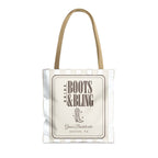 Boots & Bling striped tote bag, Bride