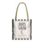Boots & Bling striped tote bag, Pepper
