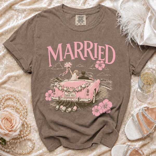 Married Life T-Shirt in Espresso