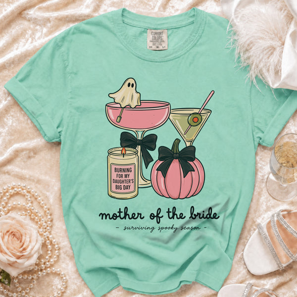 Spooky Bride's Mom T-Shirt in Island Reef