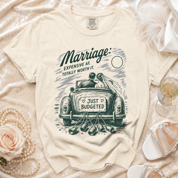 Just Budgeted T-Shirt in Ivory