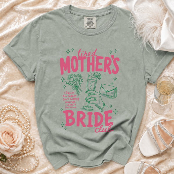 Tired Mother's Club T-Shirt in Bay