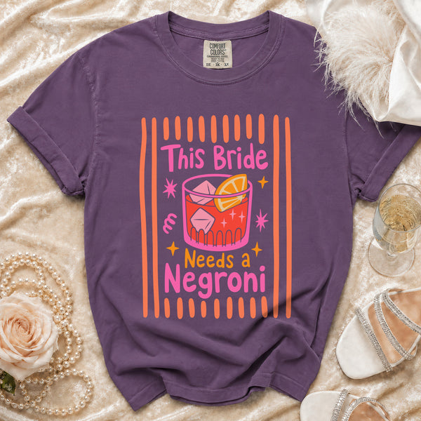 Bride Negroni T-Shirt in Grape