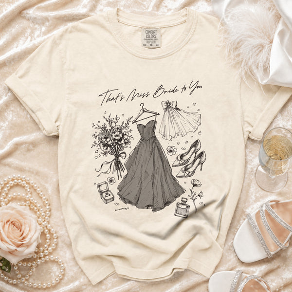 That's Miss Bride To You T-Shirt in Ivory