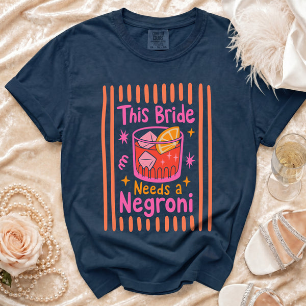 Bride Negroni T-Shirt in True Navy