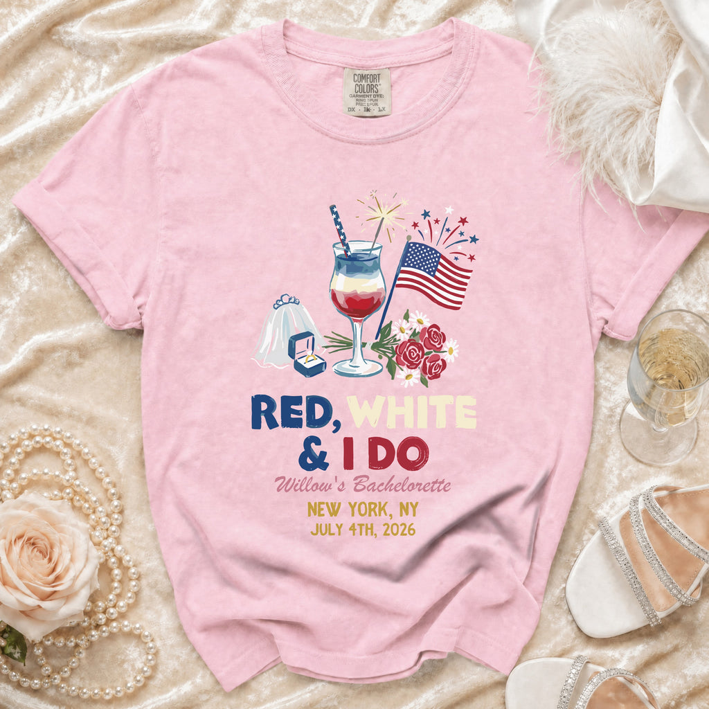 Red, White & I Do Willow's Bachelorette New York July 4th, 2026.