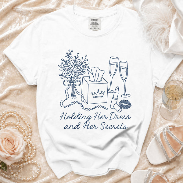 Maid of Honor T-Shirt in White