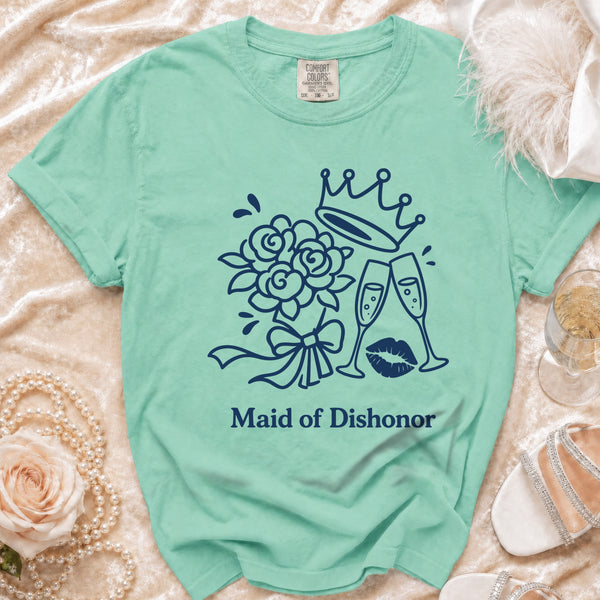 Maid of Dishonor T-Shirt in Island Reef