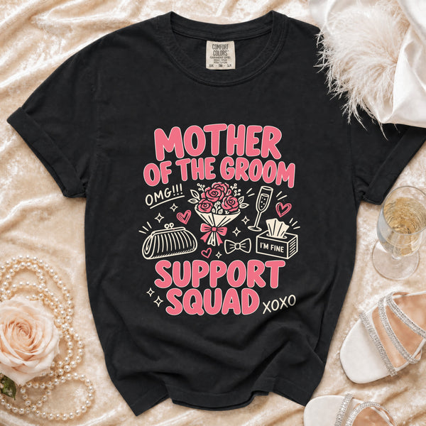 Groom Squad T-Shirt in Black