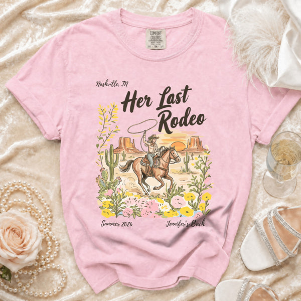 Her Last Rodeo Desert Bloom T-Shirt in Blossom