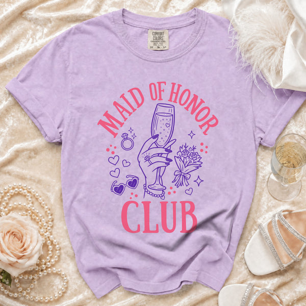 Maid of Honor T-shirt in Orchid