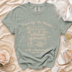 "Fresh Off The Market" graphic tee for Emily's bachelorette in Austin, TX.