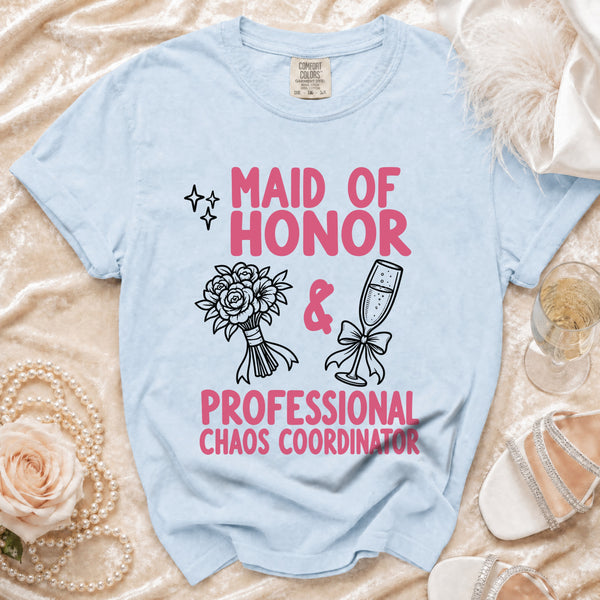 Maid of Honor Tee in Chambray