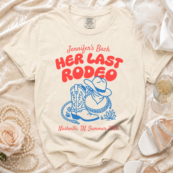 Her Last Rodeo Nashville Bach T-Shirt in Ivory
