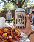 Choosin' Texas can coolers on a bachelorette trip with the crew