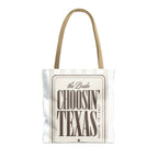 Choosin' Texas striped tote bag, Bride