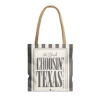 Choosin' Texas striped tote bag, Pepper