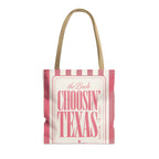 Choosin' Texas striped tote bag, Watermelon