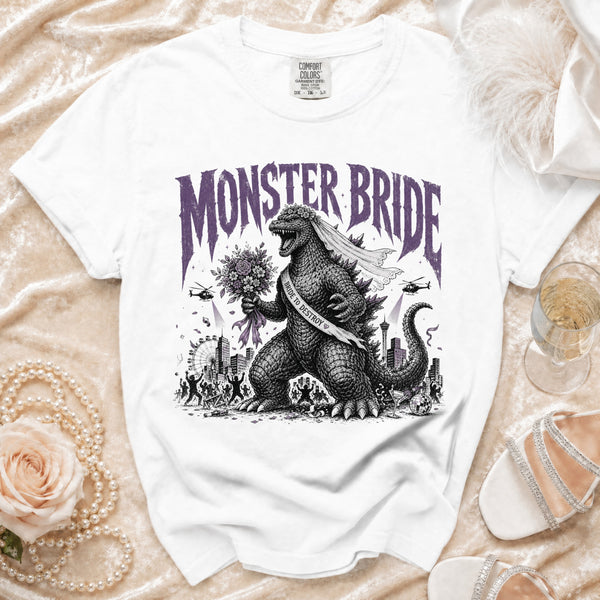Monster Bridezilla Mayhem T-shirt in White