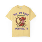 Her Last Rodeo Jennifer's Bach Nashville TN graphic tee.