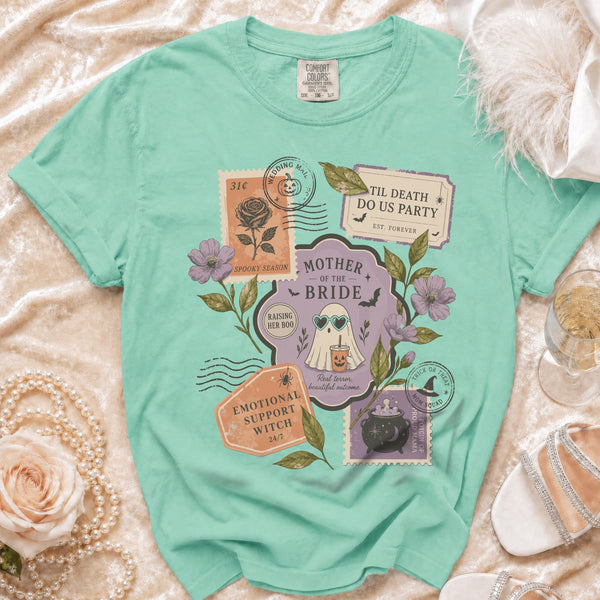 Til Death Mother Bride T-Shirt in Island Reef