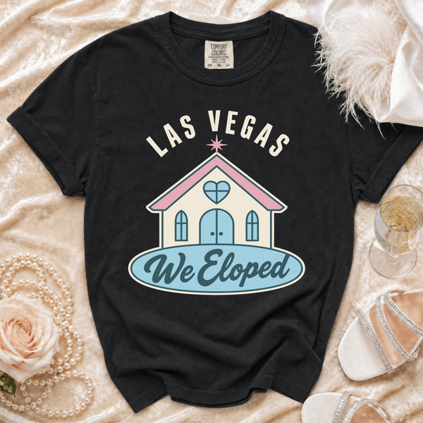 Vegas Elopement T-shirt in Black