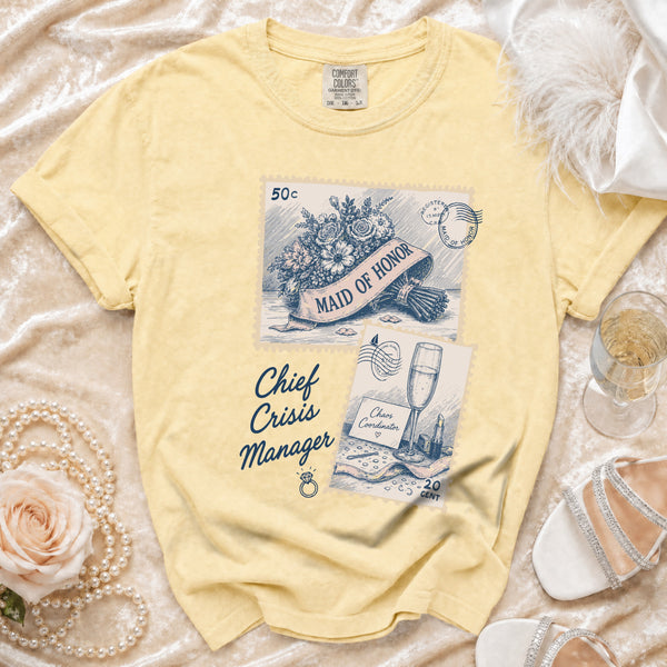 Maid of Honor T-Shirt in Butter