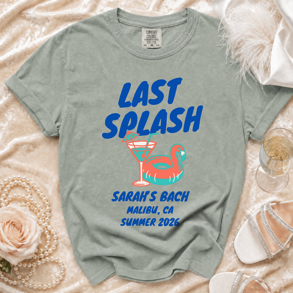 Sarah's Bach last splash Malibu CA summer 2026 t-shirt.