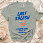 Sarah's Bach last splash Malibu CA summer 2026 t-shirt.