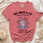 Red, White & I Do Willow's Bachelorette New York July 4th, 2026 t-shirt.
